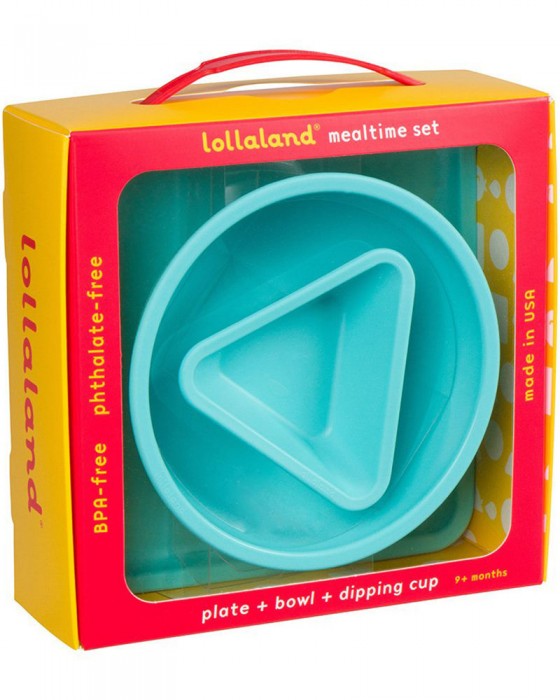 LOLLALAND MEALTIME SET SUMMER - TURQUOISE