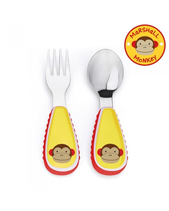 SKIP HOP FORK N SPOON MONKEY