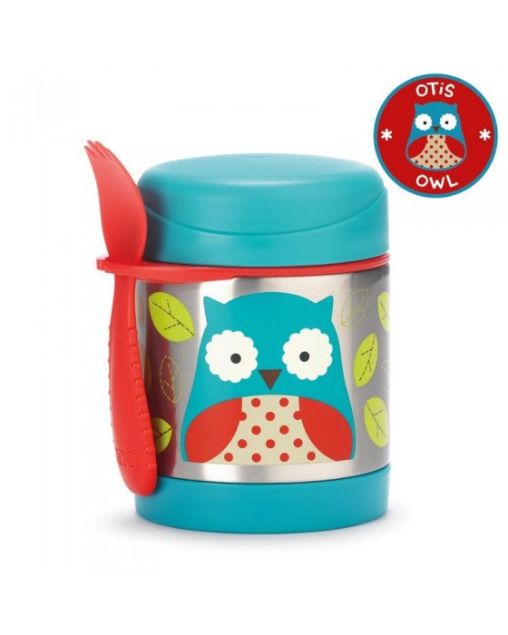 SKIP HOP ZOO INSULATED FOOD JAR OWL