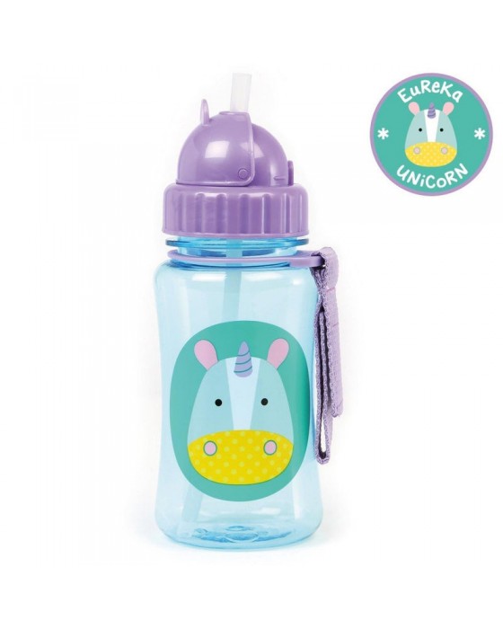 SKIP HOP ZOO STRAW BOTTLE UNICORN