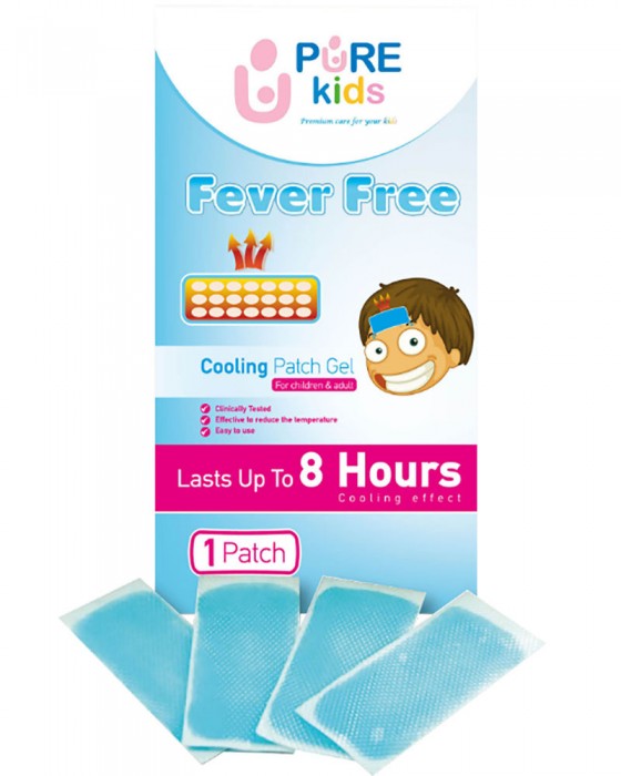 PURE KIDS FEVER FREE COOLING PATCH GEL