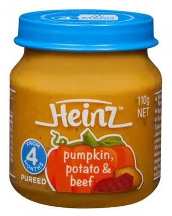 HEINZ PUMPKIN POTATO N BEEF 110GR