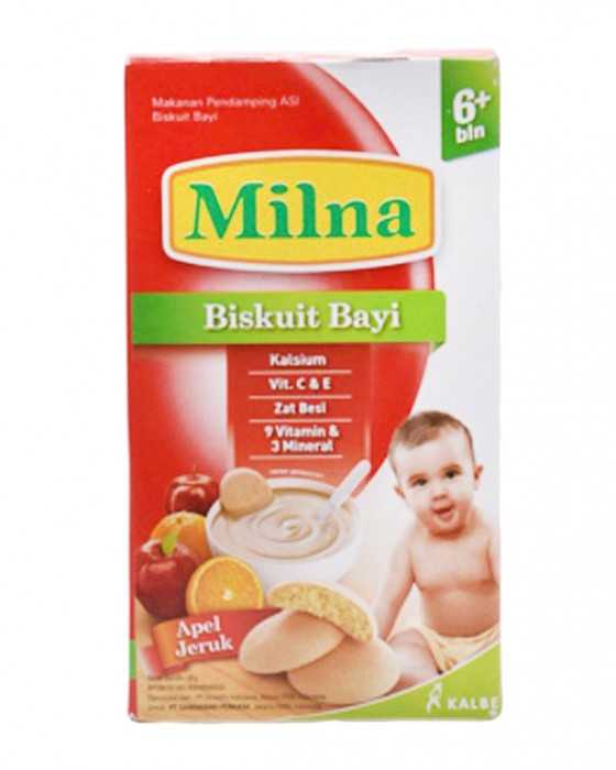 MILNA BISCUIT APEL ORANGE 65GR