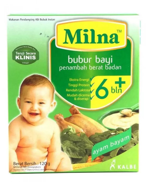 MILNA BUBUR KHAS AYAM+BAYAM 120GR