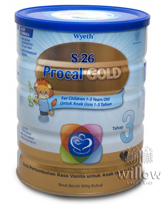 WYETH S-26 PROCAL GOLD TAHAP-3 900GR - VANILA