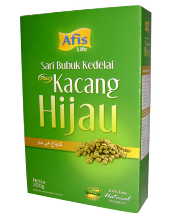 AFIS SARI BUBUK KEDELAI PLUS KACANG HIJAU 200GR