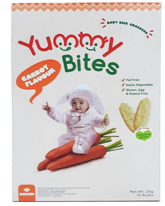 YUMMY BITES 25GR - CARROT