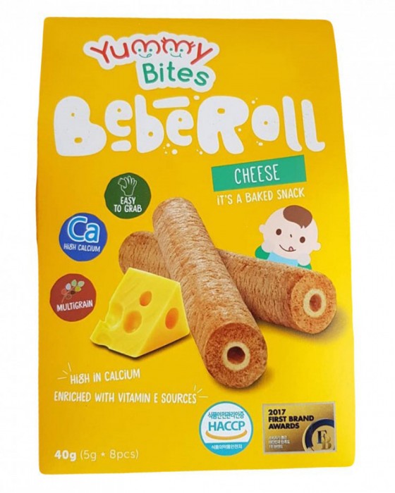 YUMMY BITES BEBEROLL CHEESE 40GR