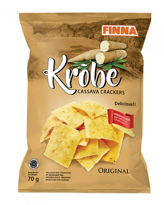 FINNA KROBE CRACKERS CASSAVA ORIGINAL 70GR