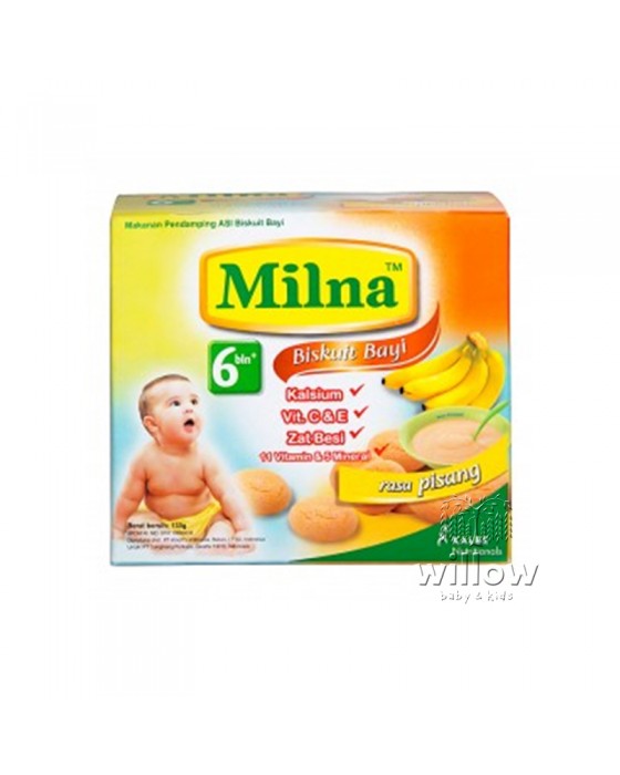 MILNA BISCUIT PISANG 130GR