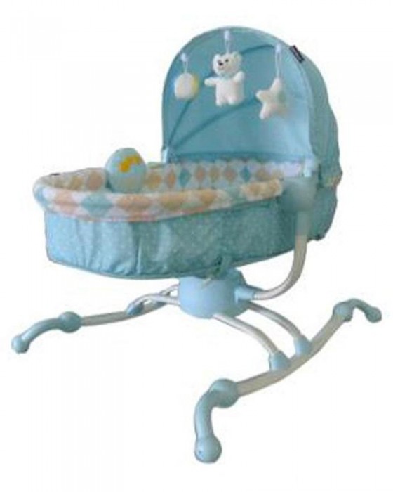 BABYELLE BE-002 2IN1 COMFORT ROCKER N BASSINET BLUE