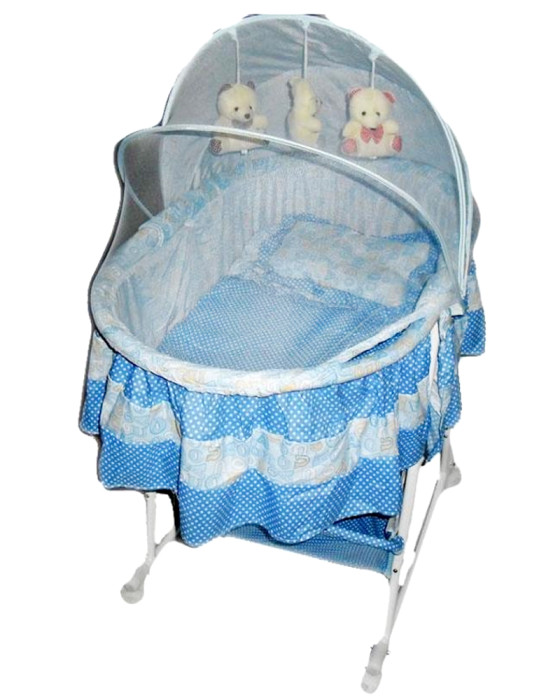 PLIKO BABY BED B-608AN BABY BED BLUE