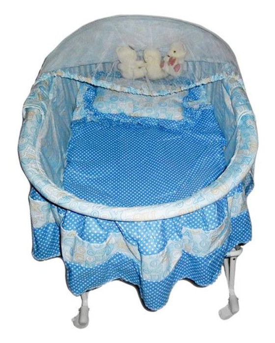 PLIKO BABY BED B-608AN BABY BED BLUE