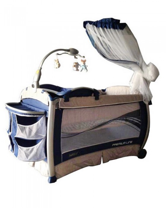 BABYELLE BABY BED B-9D89XLR PREMIUM LINE BLUE