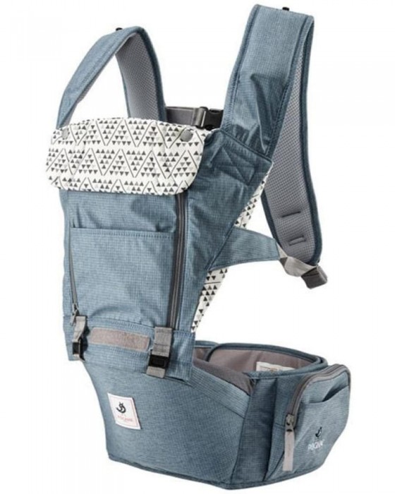 POGNAE NO.5 NEW UPGRADED HIPSEAT CARRIER BLUE