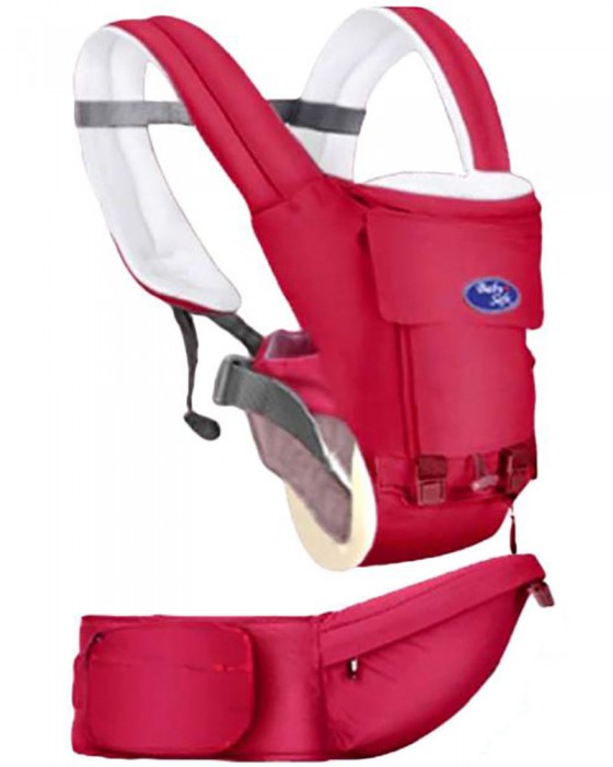 LYNEA BABY SAFE BABY CARRIER BC06 HIP SEAT NEWBORN TO TODDLER - RED