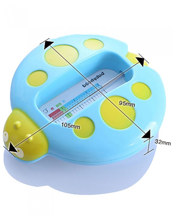 BABYHOOD BH-711 LADY BUG WATER THERMOMETER BLUE