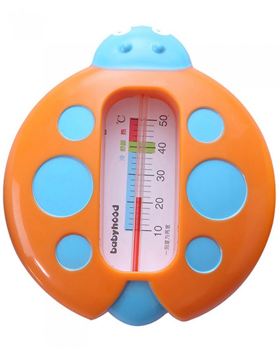 BABYHOOD BH-711 LADY BUG WATER THERMOMETER ORANGE