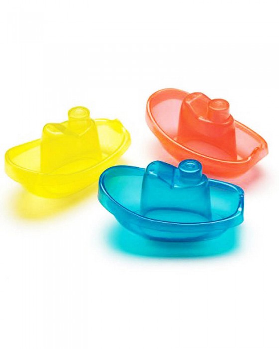 PLAYGRO 114365 BRIGHT BABY BOATS 3PCS