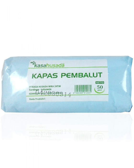 KASA HUSADA KAPAS PEMBALUT 50GR