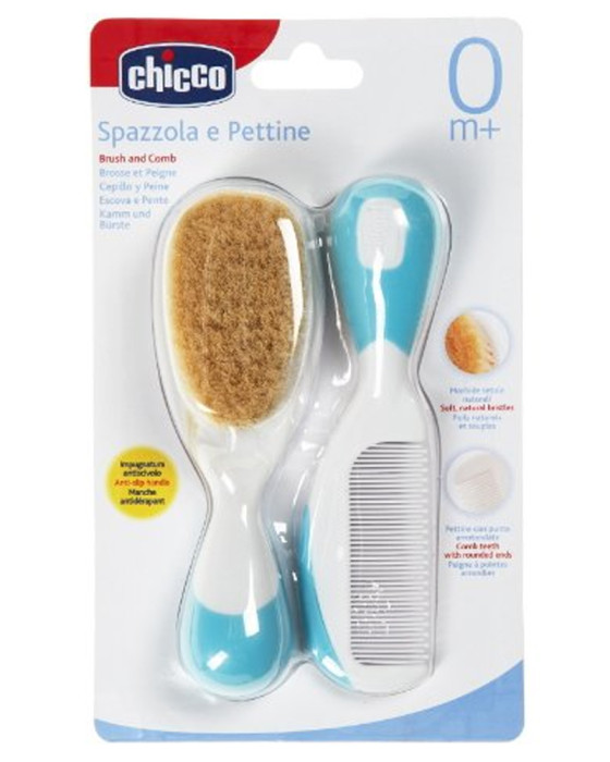 CHICCO 66003.320 BRUSH N COMB LIGHT BLUE