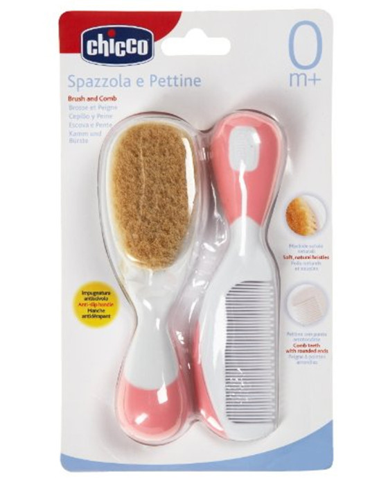 CHICCO 66003.310 BRUSH N COMB PINK