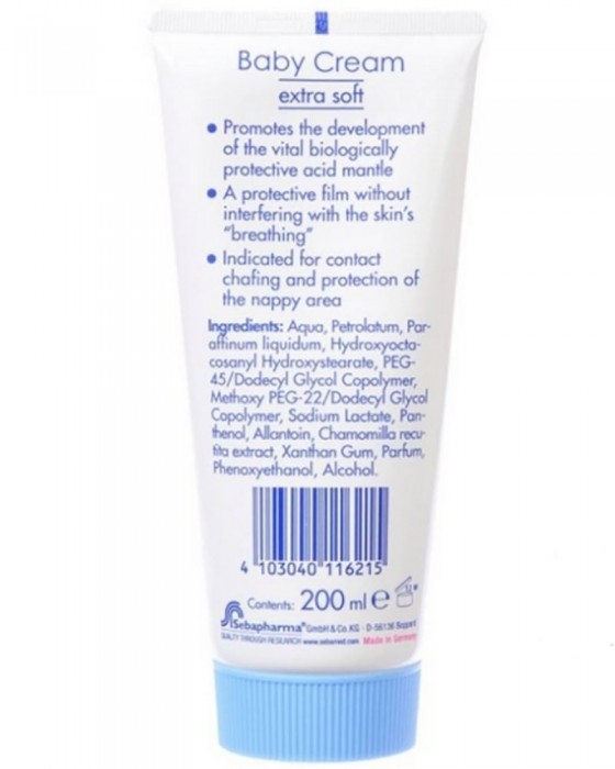 SEBAMED BABY CREAM EXTRA SOFT 200ML