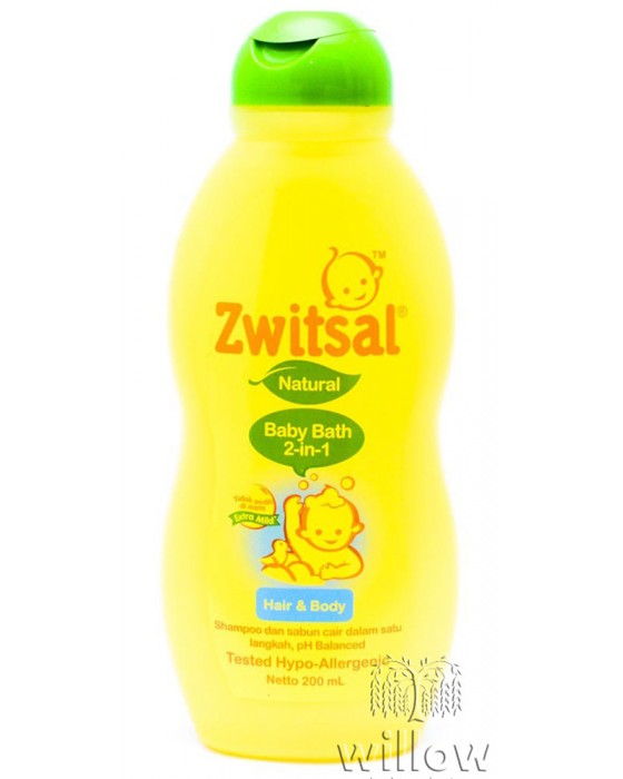 ZWITSAL BABY BATH 2IN1 NATURAL HAIR N BODY 100ML