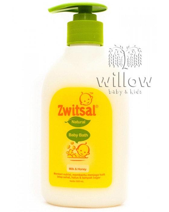 ZWITSAL BABY BATH NATURAL MILK N HONEY 300ML PUMP