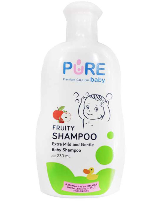 PURE BABY SHAMPOO FRUITY 230ML