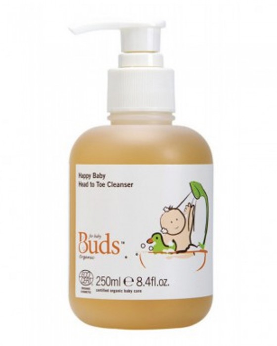 BUDS ORGANICS HAPPY BABY HEAD TO TOE CLEANSER 250ML (CHERISH)