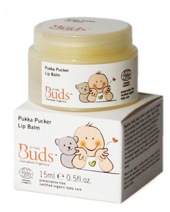 BUDS ORGANICS PUKKA PUCKER LIP BALM 15ML