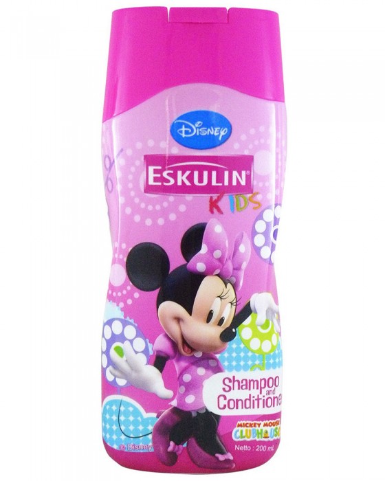 ESKULIN KIDS SHAMPOO N CONDITIONER MINNIE BOTTLE 200ML