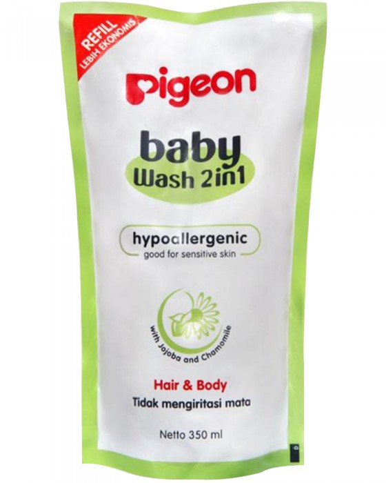 PIGEON BABY WASH CHAMOMILE 350ML REFILL