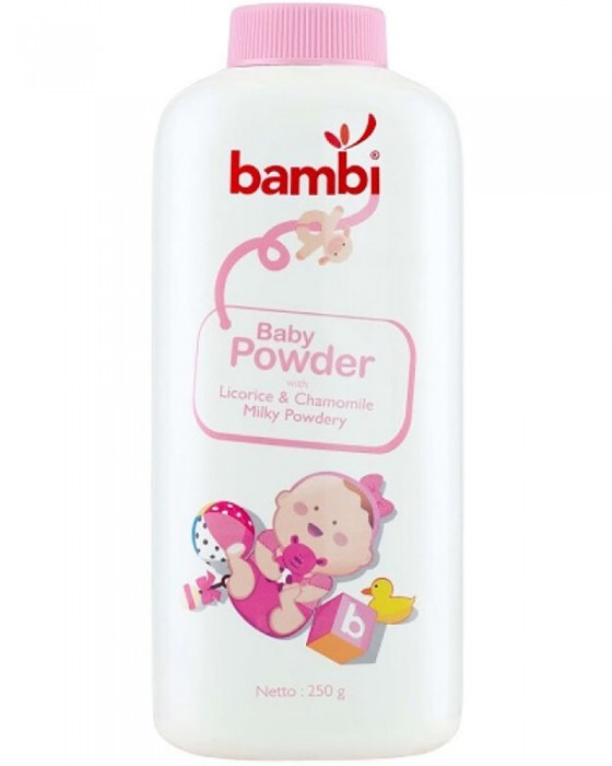 BAMBI BABY POWDER PINK 250GR