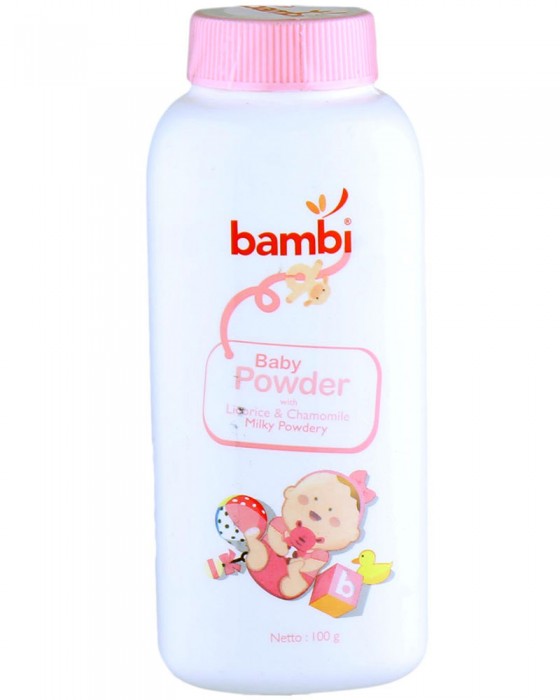 BAMBI BABY POWDER PINK 100GR