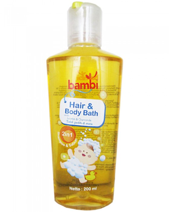 BAMBI BABY HAIR N BODY BATH 2IN1 200ML