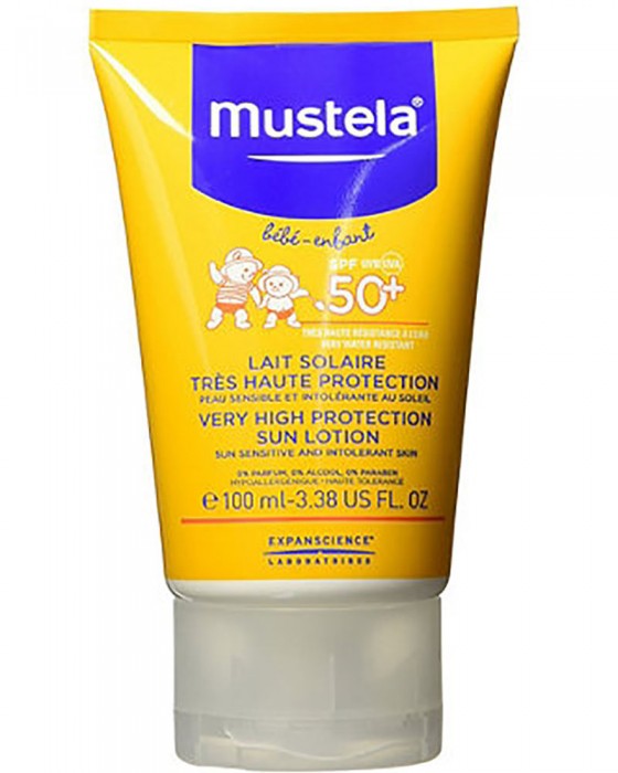 MUSTELA VERY HIGH PROTECTION SUN LOTION 100ML