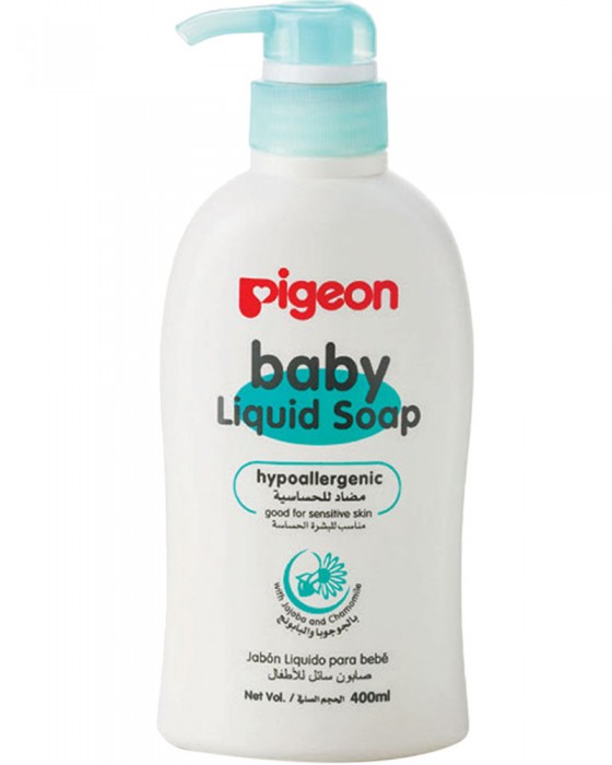 PIGEON BABY LIQUID SOAP CHAMOMILE 400ML PUMP