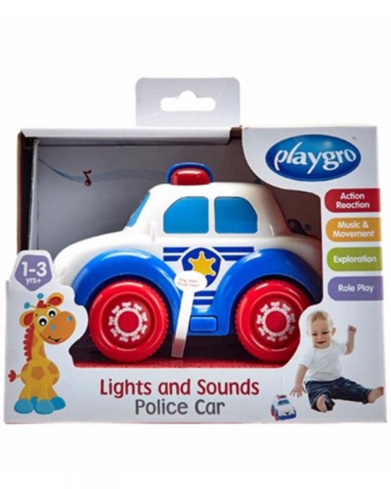 PLAYGRO 112859 LIGHTS N SOUNDS POLICE CAR