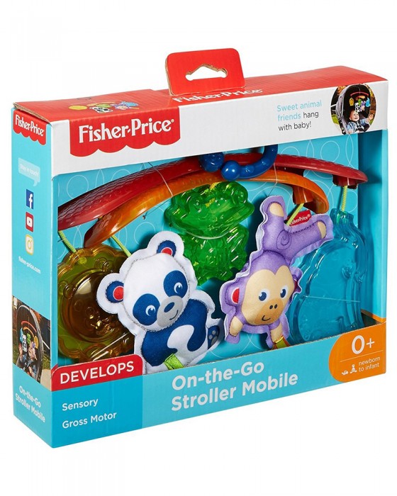 FISHER PRICE DYW54 NEWBORN ON-THE-GO STROLLER MOBILE