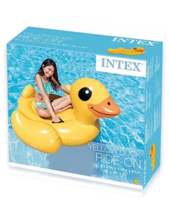 INTEX 57556 YELLOW DUCK RIDE-ON