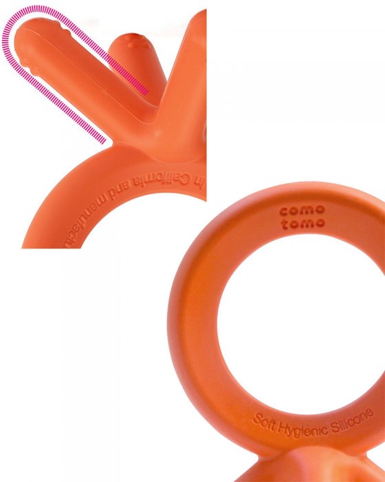 COMOTOMO TEETHER - ORANGE