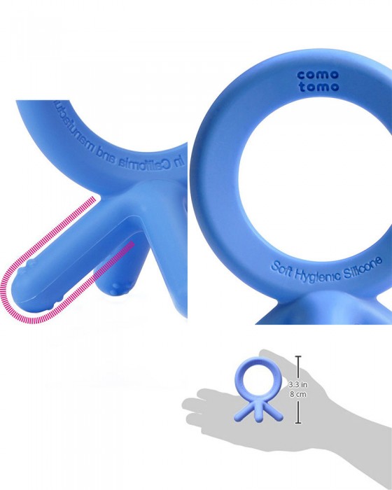 COMOTOMO TEETHER - BLUE