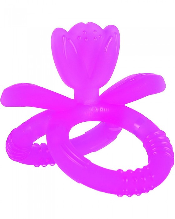 PUTTI ATTI SILICONE TEETHER - FLOWER PINK