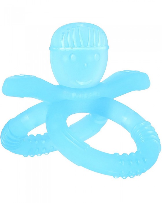 PUTTI ATTI SILICONE TEETHER - SNOWMAN BLUE