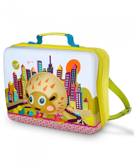 OOPS 30005.20 3D SOFT SCHOOLBAG CITY - PIC