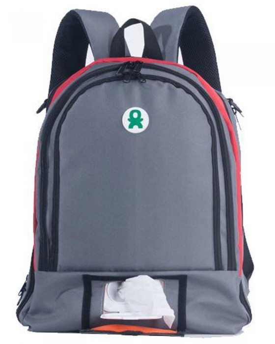 BABY GO PLUM BACKPACK GREY RED